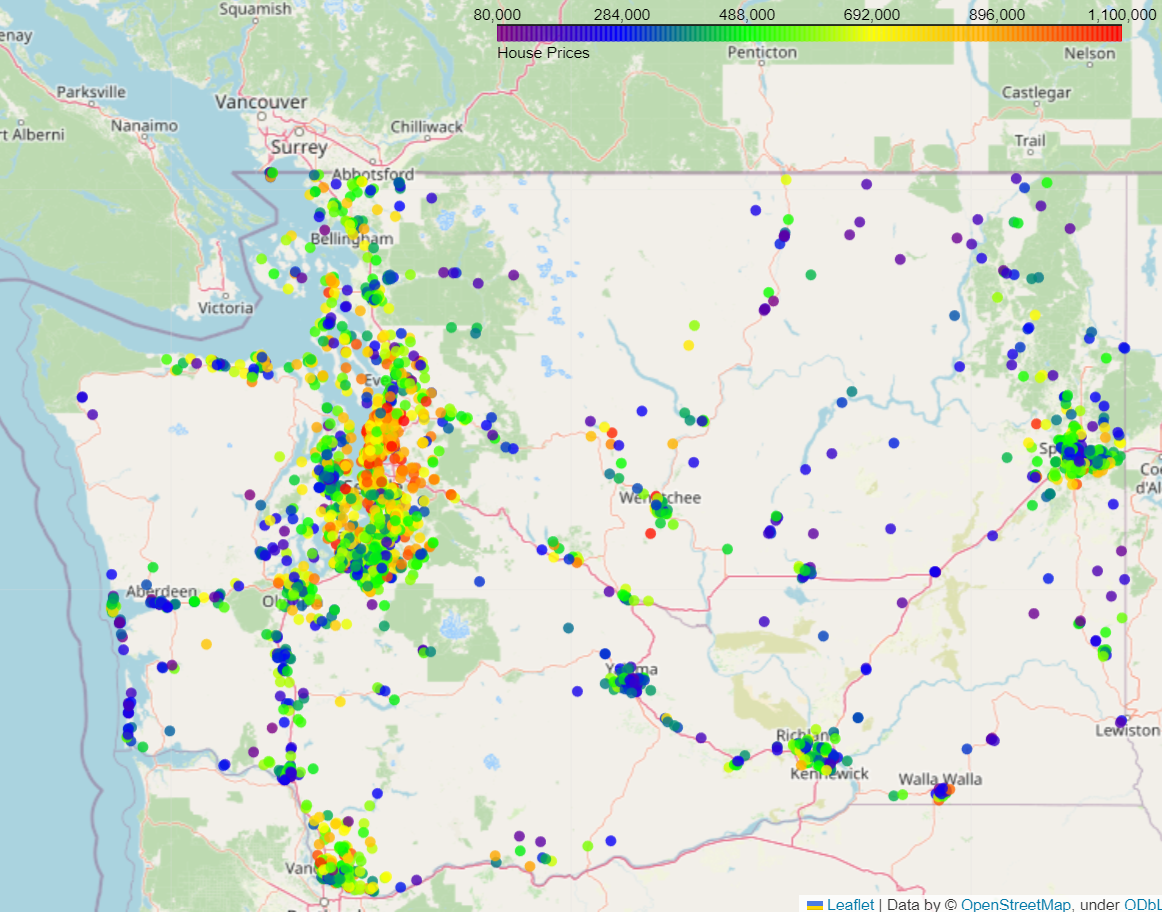 Yillow Map for Single Family Homes